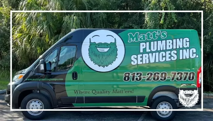 Matts Plumbing Services Van Gravel Road 1