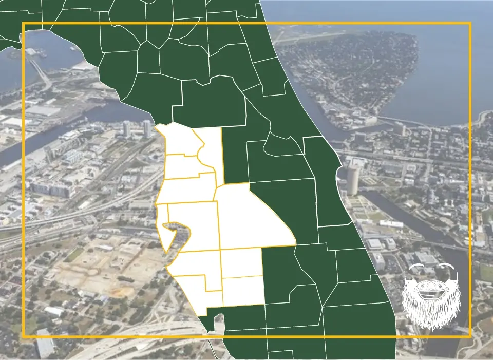 Service Area For Matts Plumbing Services Florida