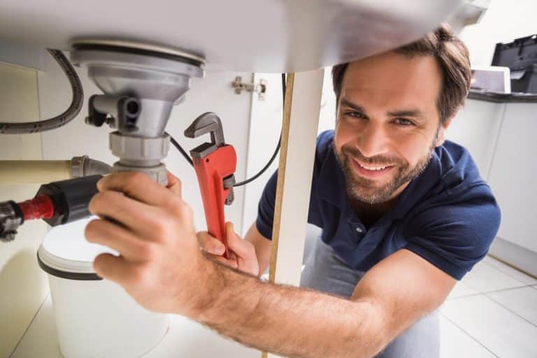 Man Close Pipe Repair